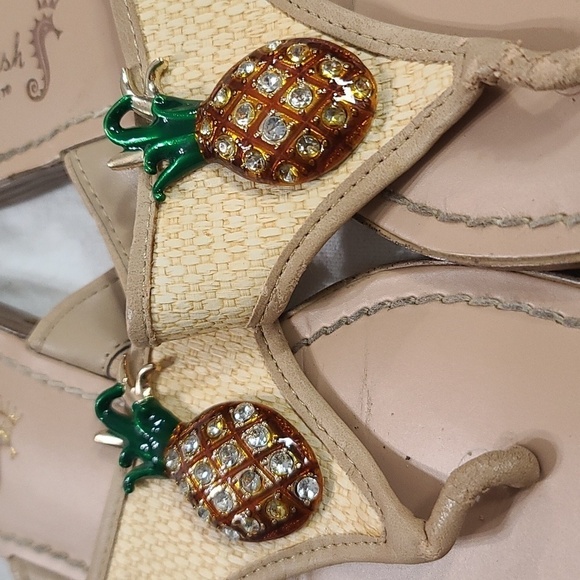 Miss Trish for Target Jeweled Pineapple Sandals Womens Shoes Size 7.5 GUC - Picture 4 of 8